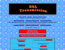 Tablet Screenshot of dandltransmission.com